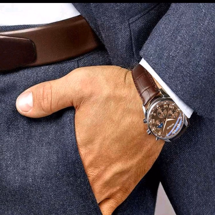 Đồng Hồ Thời Trang Nam Sang Trọng Lịch Lãm Yvy0088_ Triệu Vy Store - Ảnh 8