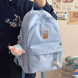 Balo Vải Bố Trơn In Mặt Cười Vừa A4 Có Ngăn Nước Nh674- Nana House