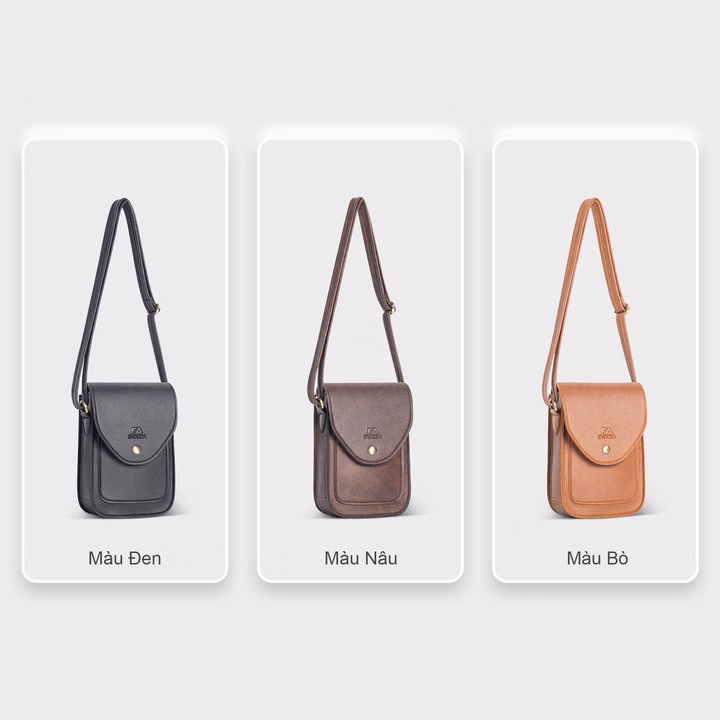 Túi Đeo Chéo Mini Đựng Điện Thoại Nữ Fadoda Fn46 - Ảnh 10