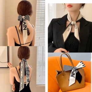 Khăn Quàng Cổ Bản Nhỏ Turban, Buộc Tóc, Thắt Nơ Túi Thời Trang Hàn Quốc - Dâu Shop