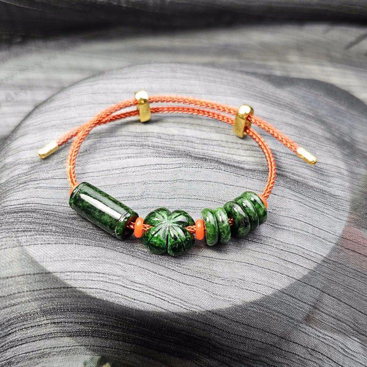 Vòng Tay Ngũ Điếu Lu Thống Cỏ Bốn Lá Sơn Thủy Thiên Nhiên Vip - Thắng Giang