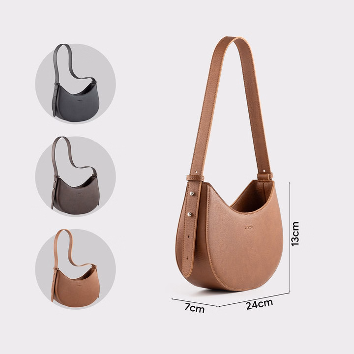 Túi Đeo Vai Da Nữ Dáng Bán Nguyệt Trita Rhn156 - Trita - Ảnh 4