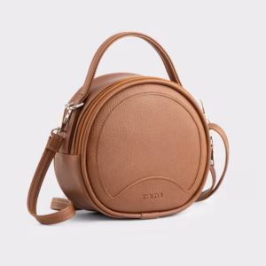 Túi Trita ( Thời Trang Nữ Form Tròn Viền Chỉ - Túi Đeo Chéo Da Rhn164 ) - Trita