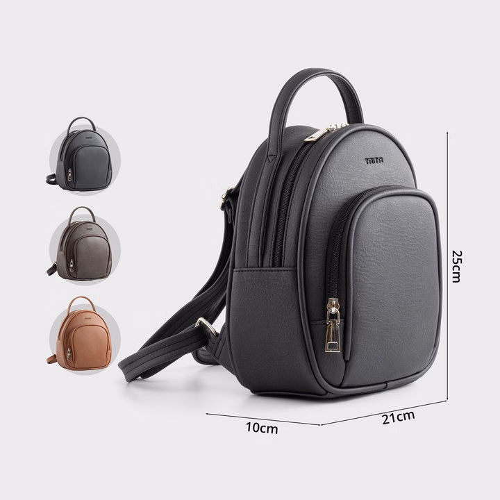 Balo Trita ( Thời Trang Nữ Phối Ngăn Phong Cách Basic Cỡ Trung - Balo Da Rba91 ) - Trita - Ảnh 4