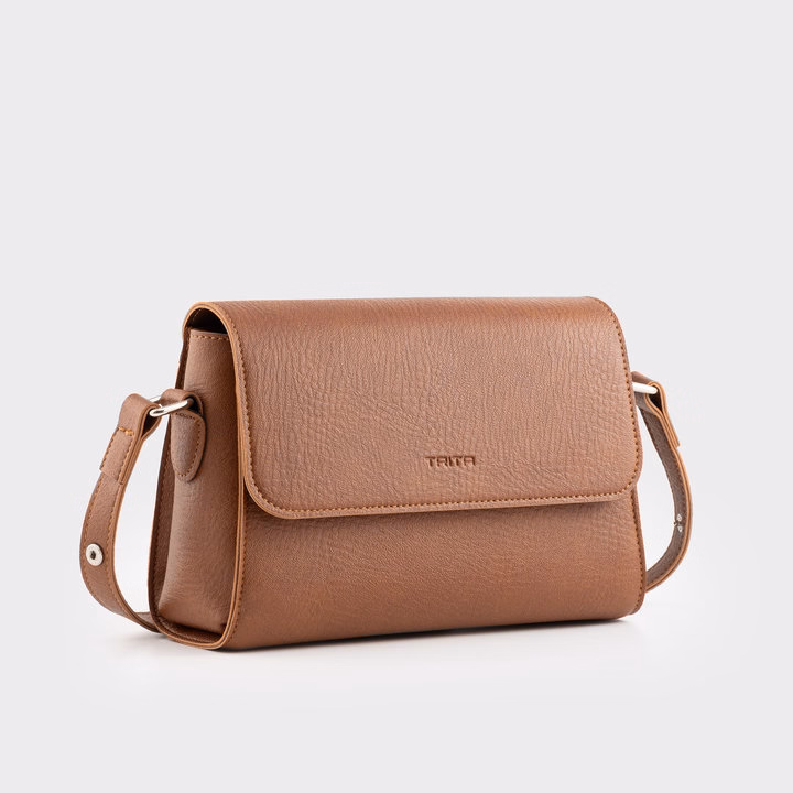 Túi Đeo Chéo Da Nữ Hình Hộp Khóa Nam Châm Basic Trita Rhn155 - Trita - Ảnh 3