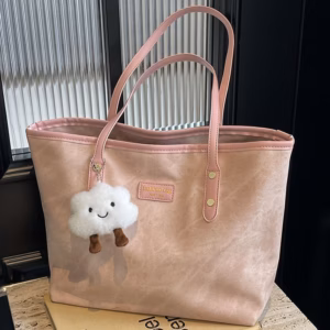 Túi Công Sở Họa Tiết Kèm Móc Trang Trí Vừa A4, Đi Học, Đi Làm, Đi Chơi Thời Trang 14