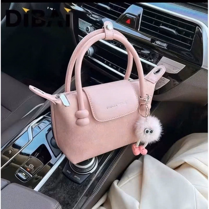 (Kèm Móc Bông)Túi Đeo Chéo Nữ Đẹp - Túi Xách Tay Đeo Vai Dễ Thương Kiểu Mới 51 - Ảnh 5