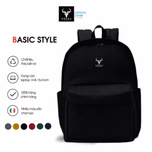 Balo Thời Trang Basic Đựng Laptop 15.6 Inch Trượt Nước Cao Cấp Bls208 - Praza