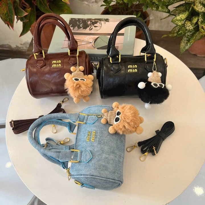 Túi Xách Nữ Dáng Trống Minmin Mới - Tặng Móc Gấu Vừa Điện Thoại Pp721 - Pipi Store - Ảnh 3