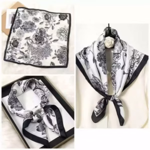 Khăn Quàng Cổ Lụa Hình Vuông Thời Trang