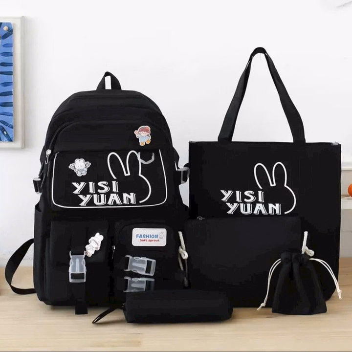 Set Balo 4 Món Yisi Yuan Vừa A4 Ts57M - Nana House - Ảnh 3