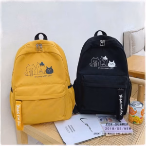 Balo Vải Đi Học Gia Đình Mèo Đựng Vừa A4 Tf95K- Sam Store