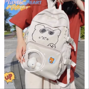 Balo Hộp Gấu Đeo Kính Vừa A4 Ts85H- Sam Store