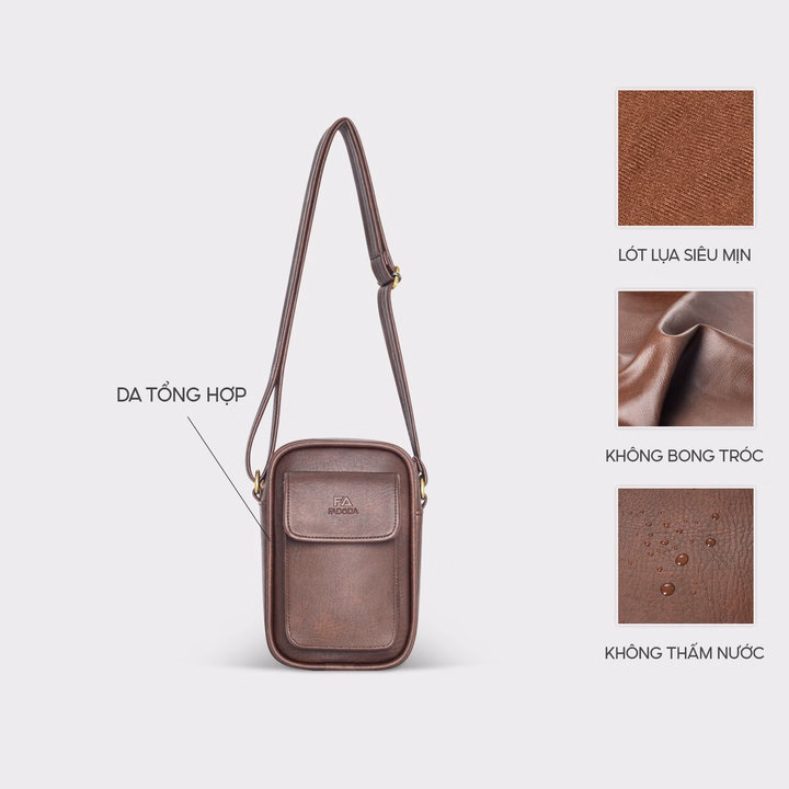 Túi Đeo Chéo Unisex Dang Đứng Fadoda Fdc15 - Ảnh 3