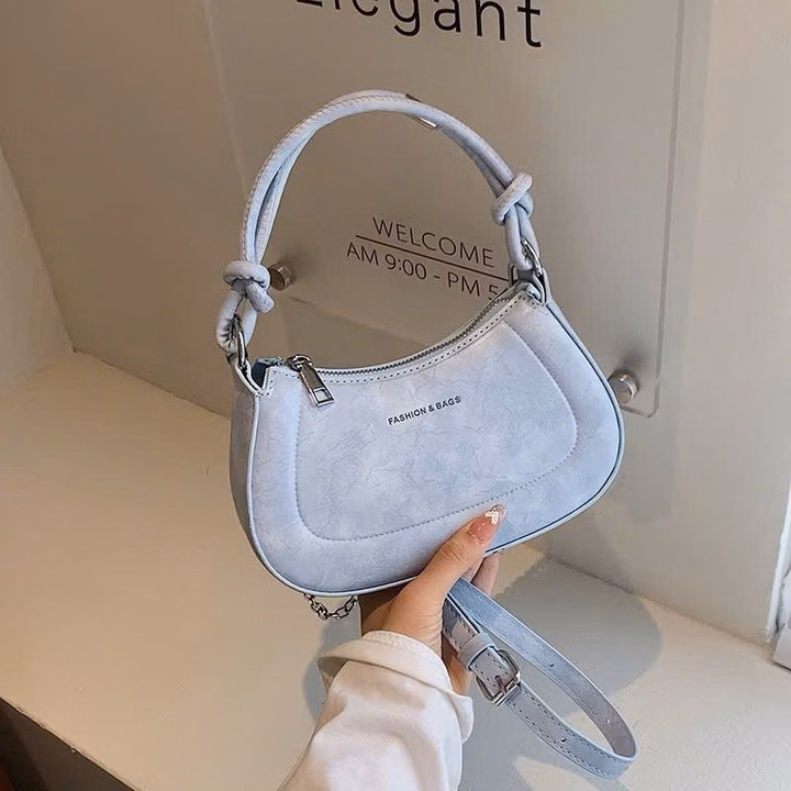 Túi Xách Nữ Cầm Tay Đeo Chéo Dáng Bầu 2 Dây Vừa Điện Thȯại 86