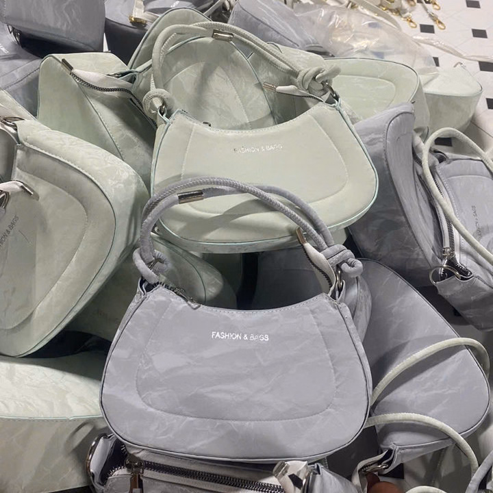 Túi Xách Nữ Cầm Tay Đeo Chéo Dáng Bầu 2 Dây Vừa Điện Thȯại 86 - Ảnh 6