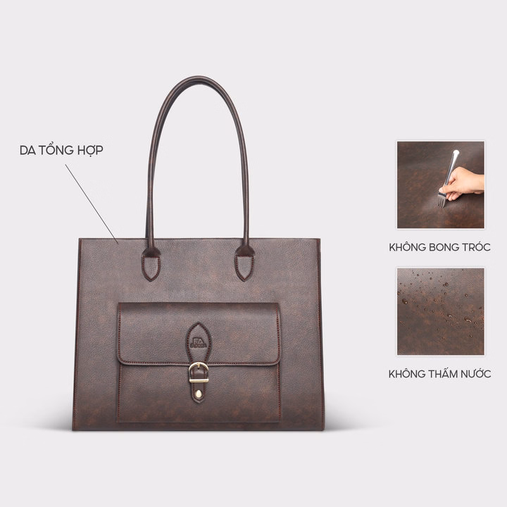 Túi Xách Đựng Laptop Công Sở Nữ Fadoda Ftx22 - Ảnh 3