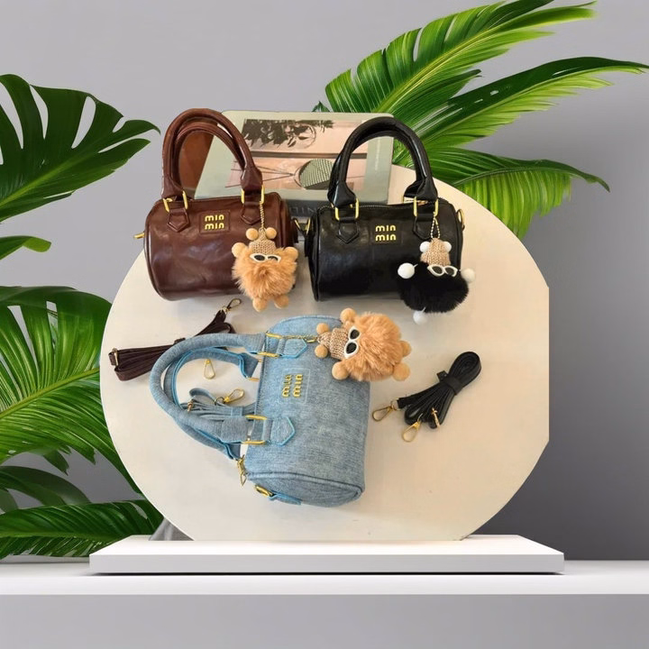 Túi Xách Nữ Dáng Trống Minmin Mới - Tặng Móc Gấu Vừa Điện Thoại Pp721 - Pipi Store
