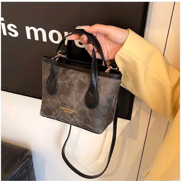 Túi Xách Dáng Xô Mini Cao Cấp - Phong Cách Retro Sang Trọng Wh732 - Winnie House - Ảnh 4