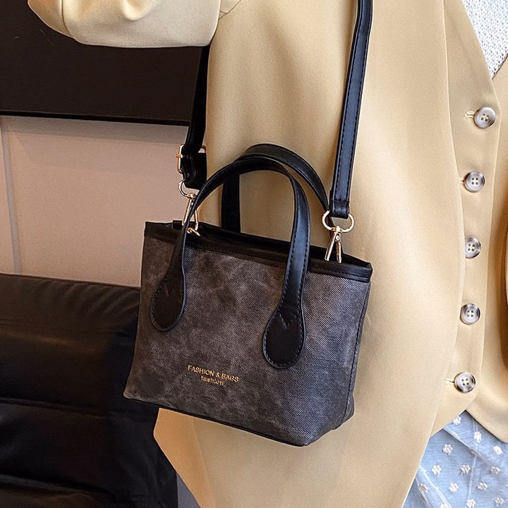 Túi Xách Dáng Xô Mini Cao Cấp - Phong Cách Retro Sang Trọng Wh732 - Winnie House - Ảnh 7