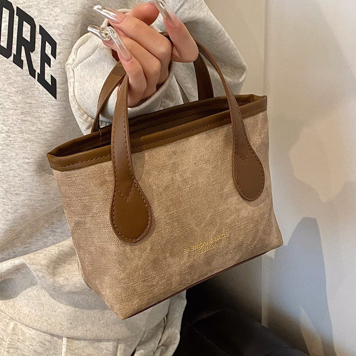 Túi Xách Dáng Xô Mini Cao Cấp - Phong Cách Retro Sang Trọng Wh732 - Winnie House - Ảnh 6