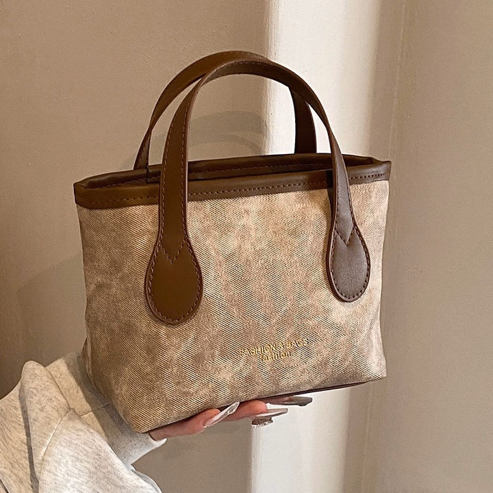 Túi Xách Dáng Xô Mini Cao Cấp - Phong Cách Retro Sang Trọng Wh732 - Winnie House - Ảnh 8