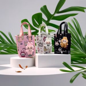 Túi Xách Labubu Mini Siêu Cute Dễ Thương Xách Tay Kèm Gấu Treo Wh735 - Winnie House