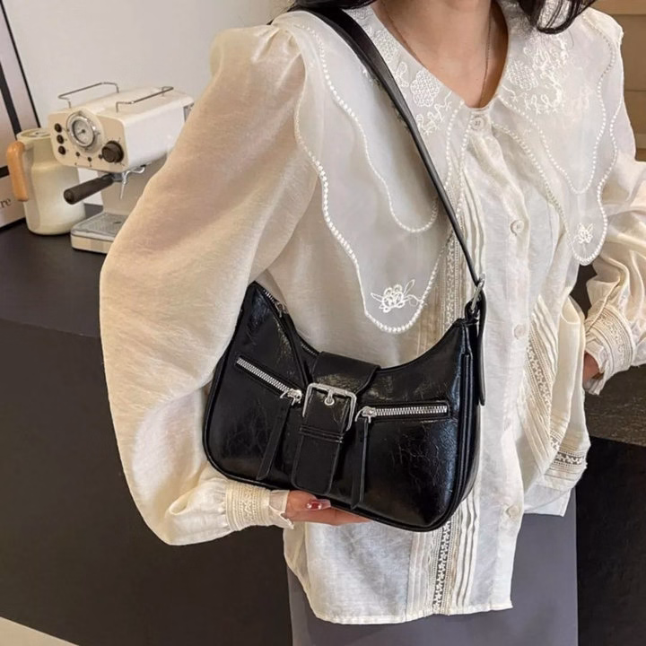 Túi Kẹp Nách Dang Thuyền Da Pu Cao Cấp - Trendy & Sang Chảnh Pp736 - Pipi Store - Ảnh 5