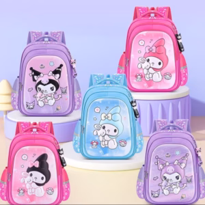 Ba Lô Tiểu Học Kuromi Đáng Yêu, Chống Nước, Phản Quang, Đa Màu Cho Bé Yêu Pp737 - Pipi Store