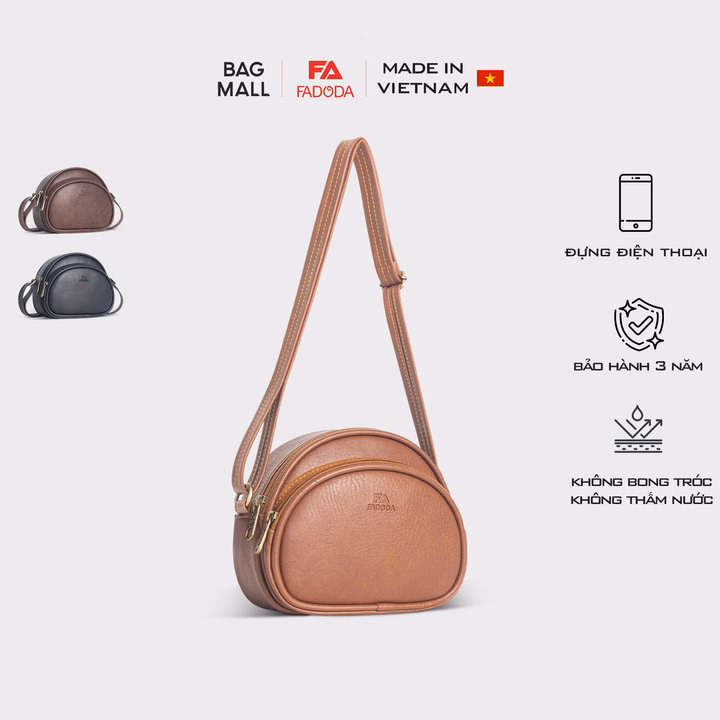 Túi Đeo Chéo Nữ Mini Dáng Bầu Fadoda Fn41 - Ảnh 10