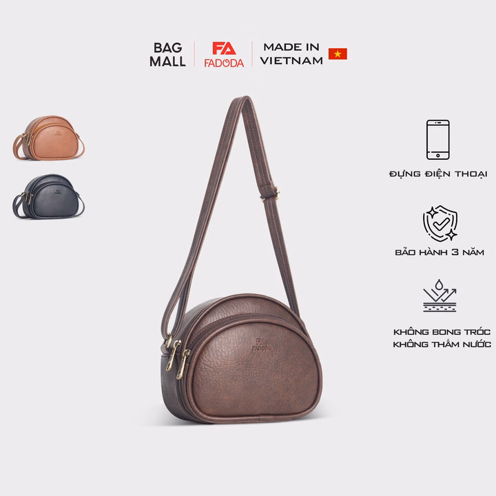Túi Đeo Chéo Nữ Mini Dáng Bầu Fadoda Fn41