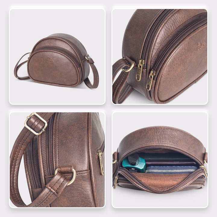 Túi Đeo Chéo Nữ Mini Dáng Bầu Fadoda Fn41 - Ảnh 6