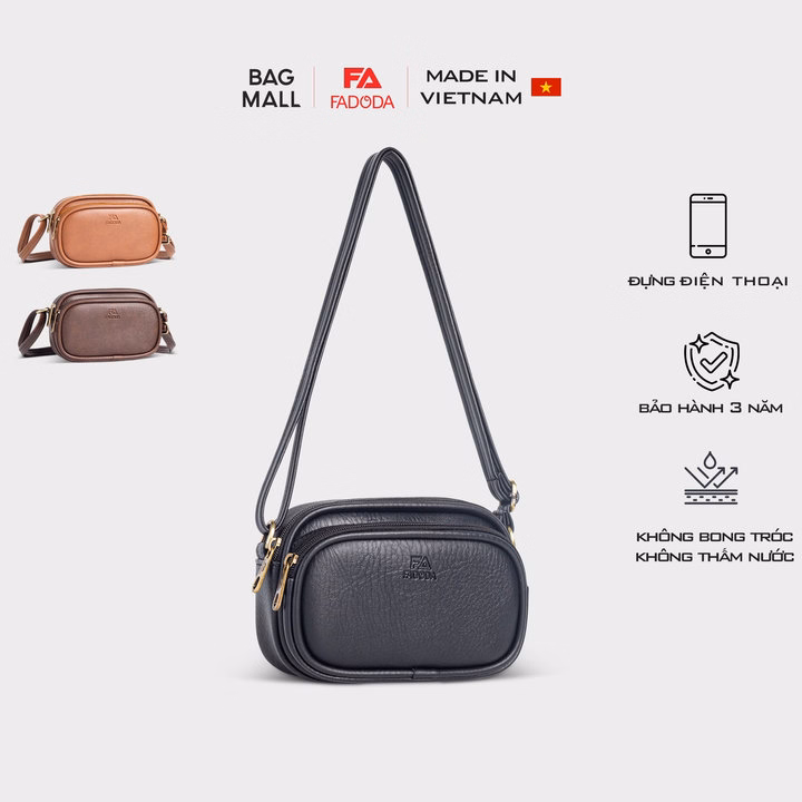 Túi Đeo Chéo Da Nữ Đựng Điện Thoại Fadoda Fn39