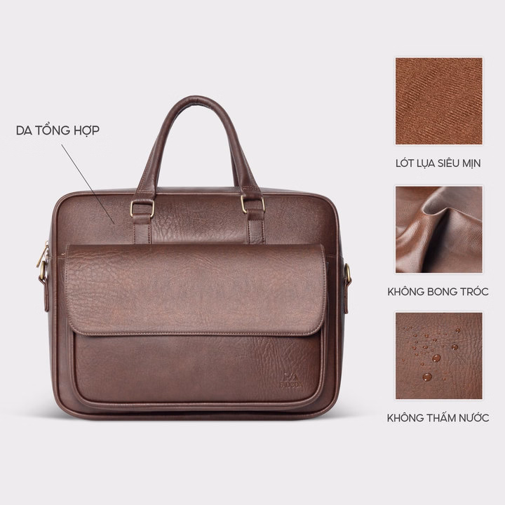 Cặp Da Nam Công Sở Đa Năng Fadoda Fcd3 - Fadoda - Ảnh 2