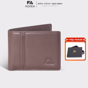 Ví Da Bò Dáng Ngang Basic Fadoda Vn042