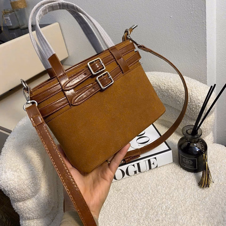 Túi Xách Công Sở Quai Đôi Khóa Cài Phong Cách, Cá Tính Pp738 - Pipi Store - Ảnh 2