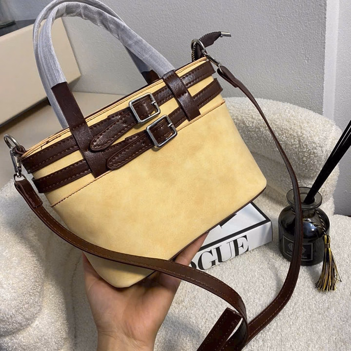 Túi Xách Công Sở Quai Đôi Khóa Cài Phong Cách, Cá Tính Pp738 - Pipi Store - Ảnh 4