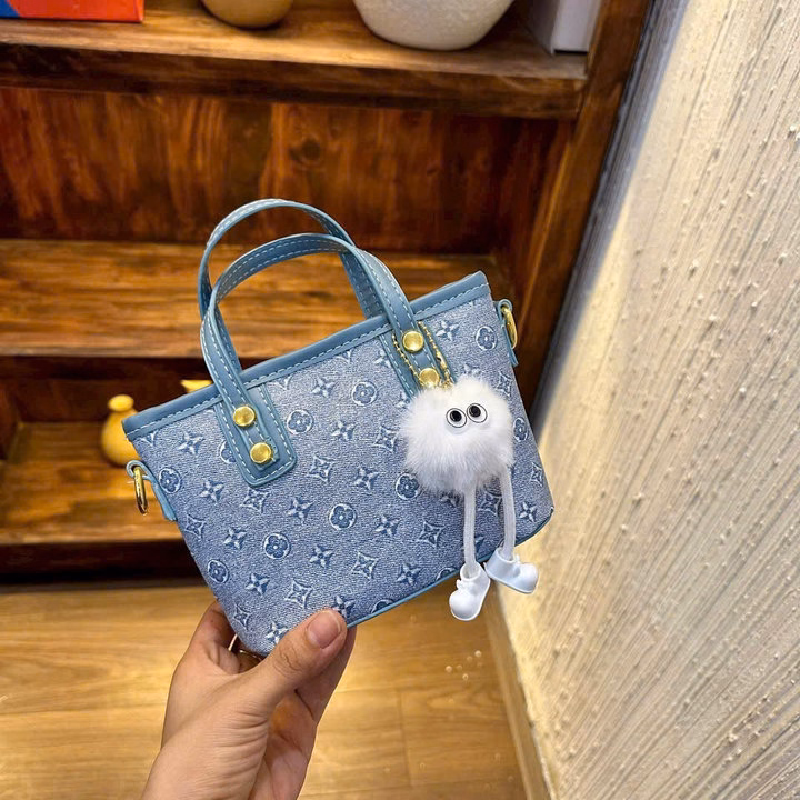 Túi Cầm Tay Mini Họa Tiết Hoa - Móc Treo Gấu Siêu Dễ Thương Pp739 - Pipi Store - Ảnh 3