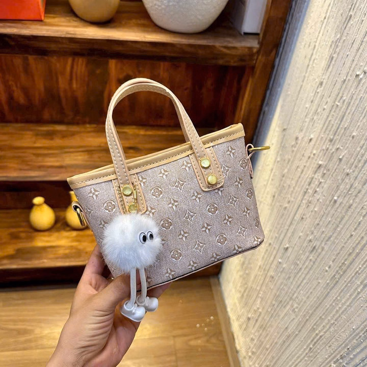 Túi Cầm Tay Mini Họa Tiết Hoa - Móc Treo Gấu Siêu Dễ Thương Pp739 - Pipi Store - Ảnh 4