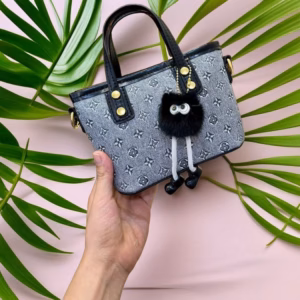 Túi Cầm Tay Mini Họa Tiết Hoa - Móc Treo Gấu Siêu Dễ Thương Wh739 - Winnie House