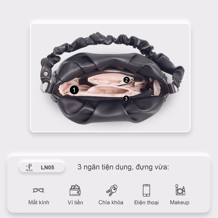 Túi Nữ Đeo Vai Thời Trang Trẻ Trung Petla Ln05 - Ảnh 16