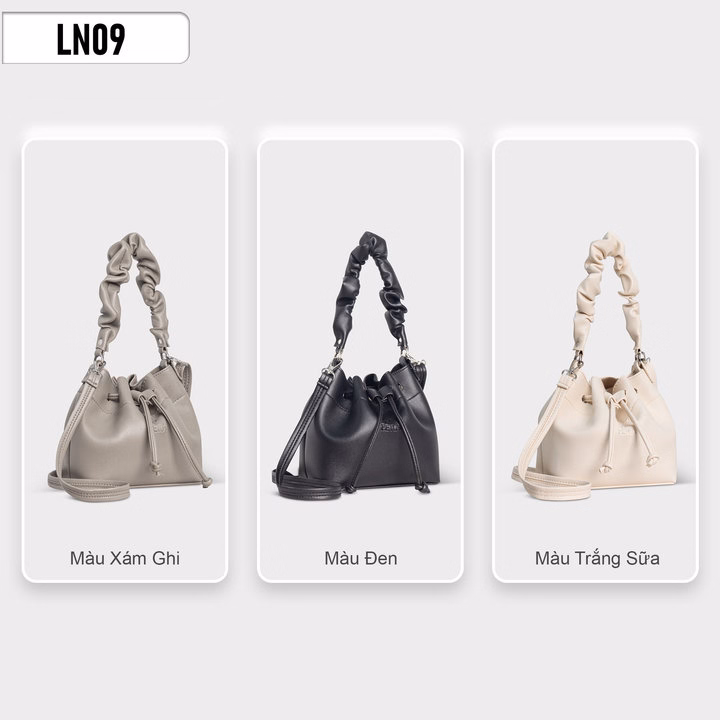 Túi Đeo Chéo Da Nữ Dây Rút Thời Trang Petla Ln09 - Ảnh 18