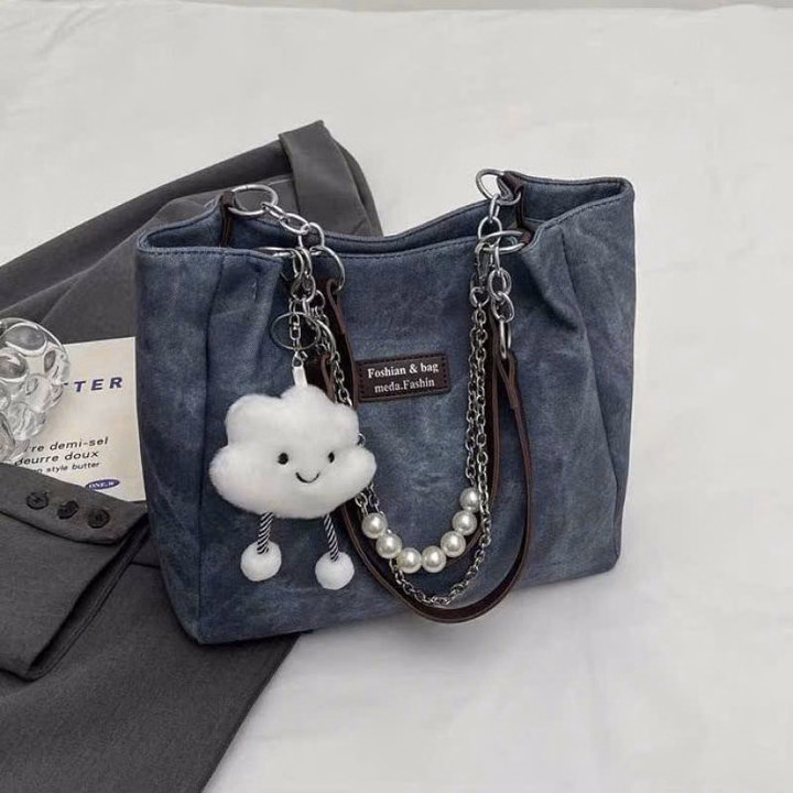 Túi Tote Đeo Vai "Bé Mây" Phụ Kiện Cute Cho Nàng Thêm Xinh Wh743, W614 - Winnie House - Ảnh 3