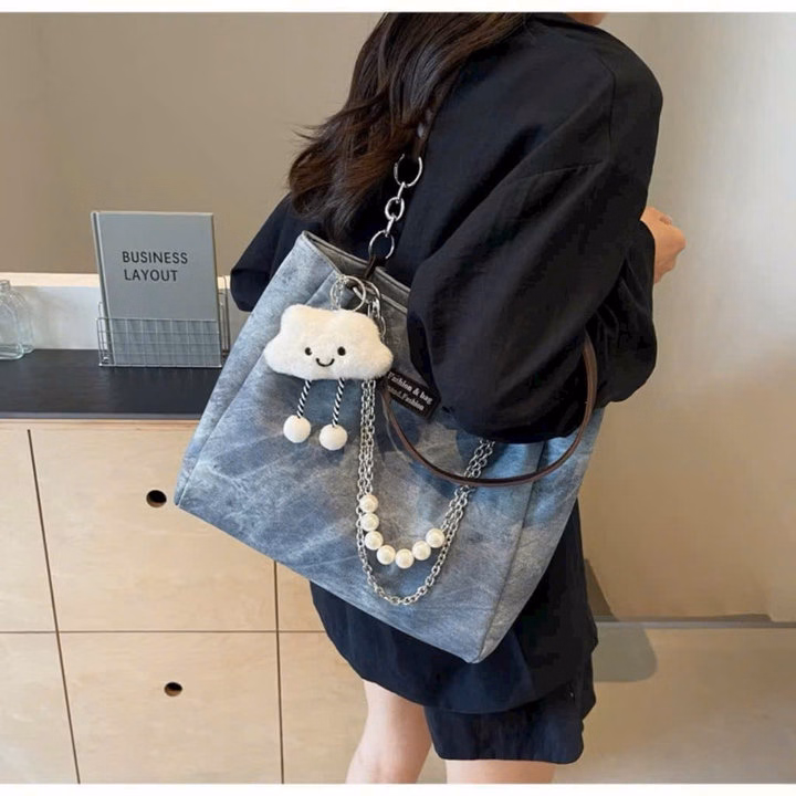 Túi Tote Đeo Vai "Bé Mây" Phụ Kiện Cute Cho Nàng Thêm Xinh Wh743, W614 - Winnie House - Ảnh 7