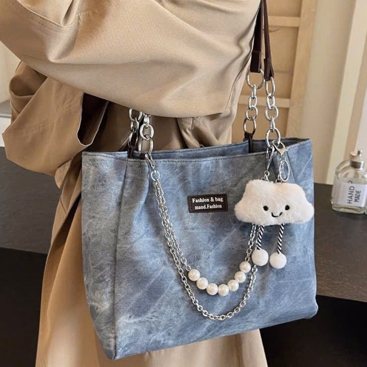 Túi Tote Đeo Vai "Bé Mây" Phụ Kiện Cute Cho Nàng Thêm Xinh Pp743 - Pipi Store - Ảnh 8