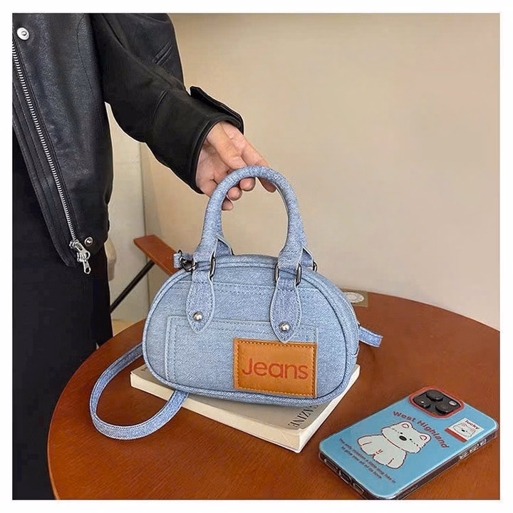 Túi Đeo Chéo Jean Cá Tính, Thời Trang Năng Động Cá Tinh Wh744 - Winnie House - Ảnh 2