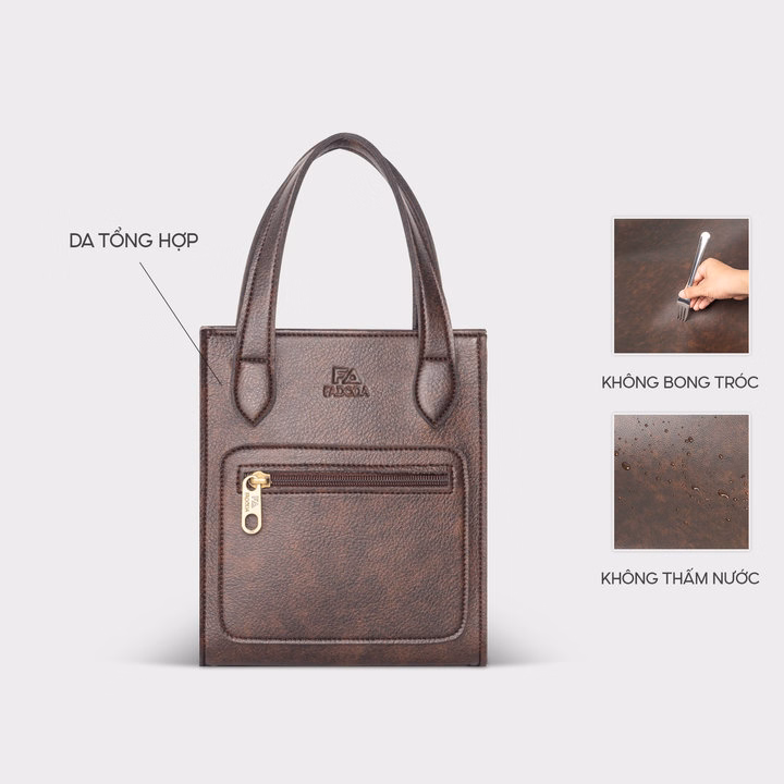 Túi Xách Da Nữ Mini Dáng Đứng Fadoda Ftx20 - Ảnh 3