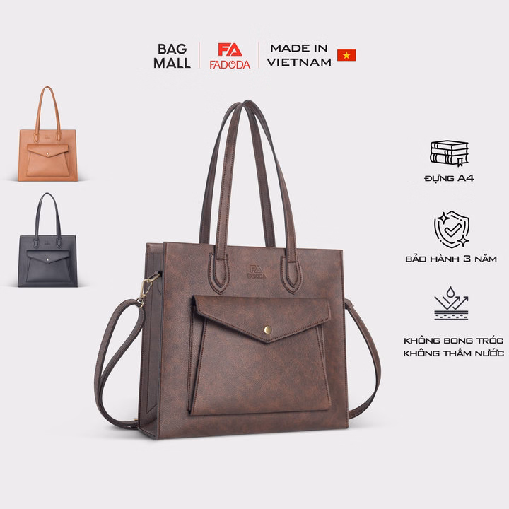 Túi Xách Nữ Thời Trang Công Sở Vuông Ngang Ftx12 - Fadoda