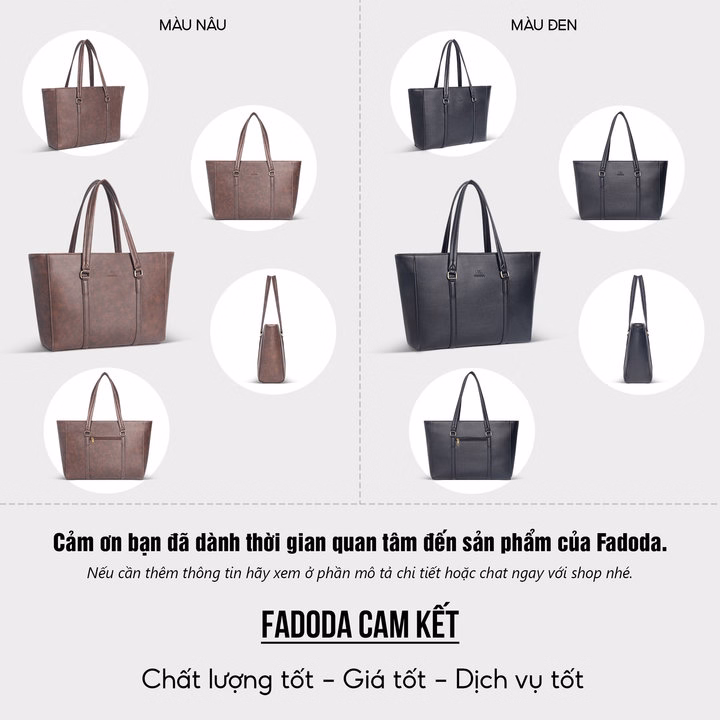 Túi Xách Nữ Công Sở Cao Cấp Fadoda Ftx17 - Ảnh 10