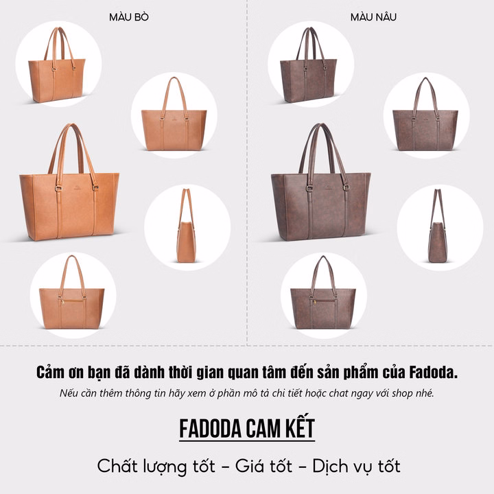 Túi Xách Nữ Công Sở Cao Cấp Fadoda Ftx17 - Ảnh 15